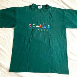 EUC Vintage single stitch Quebec tee, size S.